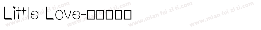Little Love字体转换